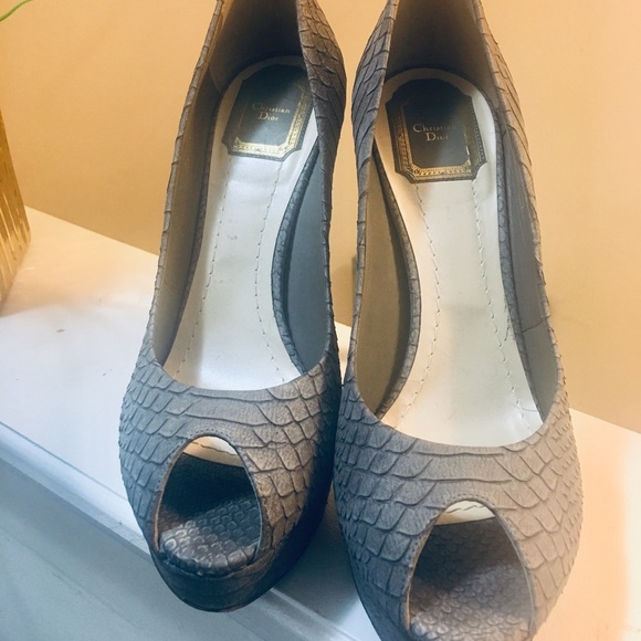 Christian Dior open toed pump - Picture 4 of 6